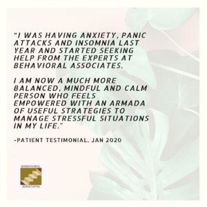 Patient Testimonial from Behavioral Associates